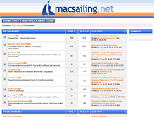 Tablet Screenshot of macsailing.net